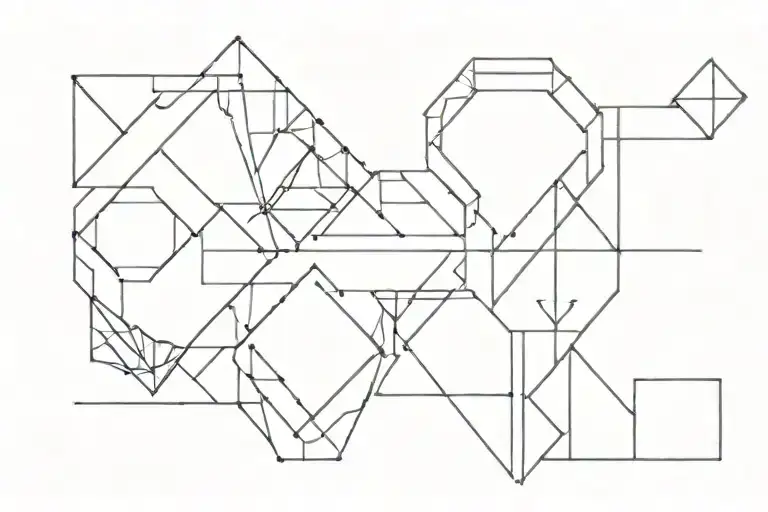 Armband Tattoo Design Geometric Shapes Straight Line Masculine