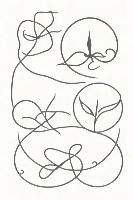 Trio Friendship Symbol