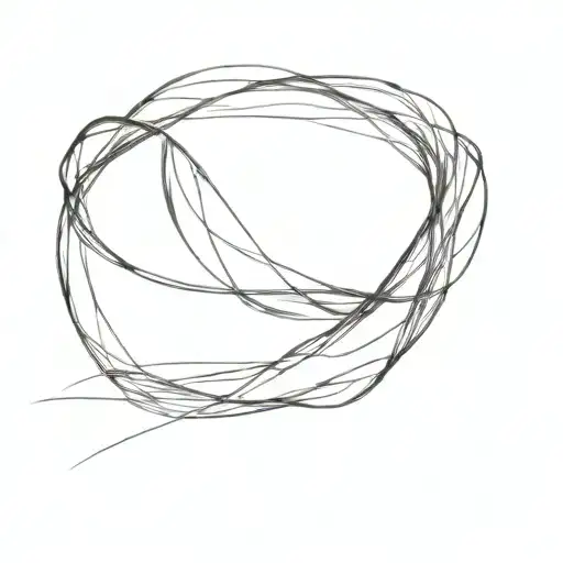 Single Black Band Tattoo Wrapped Around Upper Arm