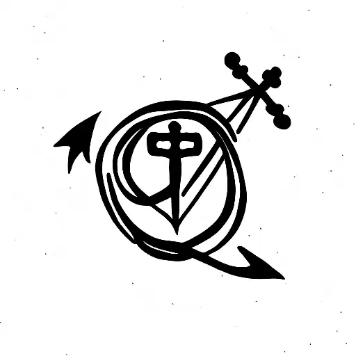 Lis Flower And Anchor