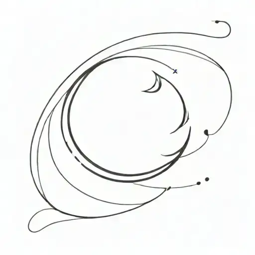 Minimalist Crescent Moon Tattoo On The Inner Forearm
