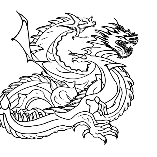 Video Game Controller Transforming Into A Dragon
