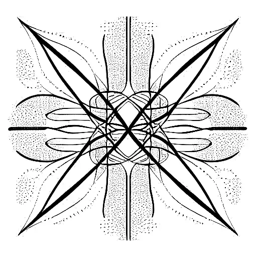 Beautiful Symmetric Quantam Entanglement Pattern