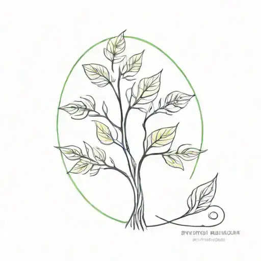 Virgo With The Leafy Tree