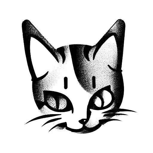 Small Cute Cat That With Knife In Her Hand And Catnip In The Other