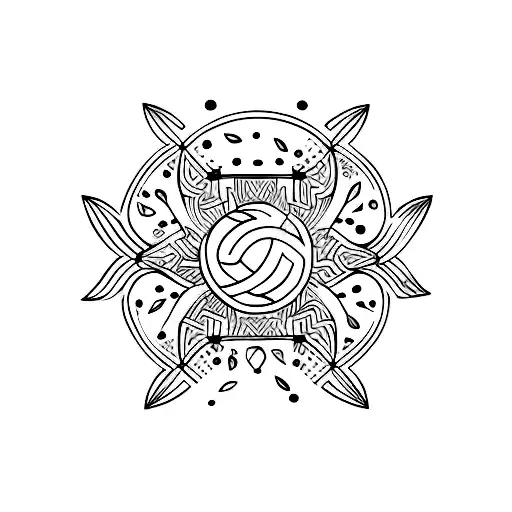 Umbandista Symbol With A Minimalist Style