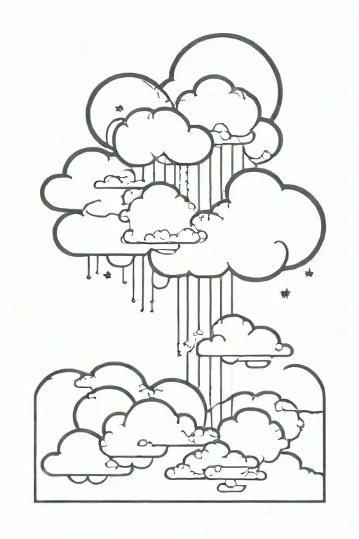 Jinx's Cloud Tattoo Design