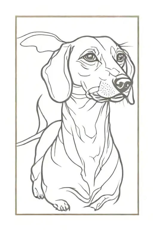 Black And Tan Dachshund Face