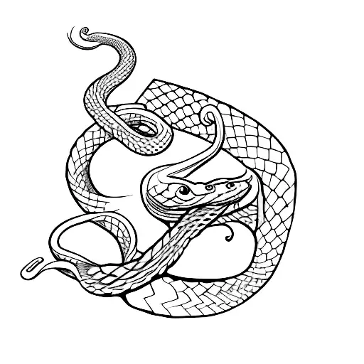 Snake Eating Its Tail