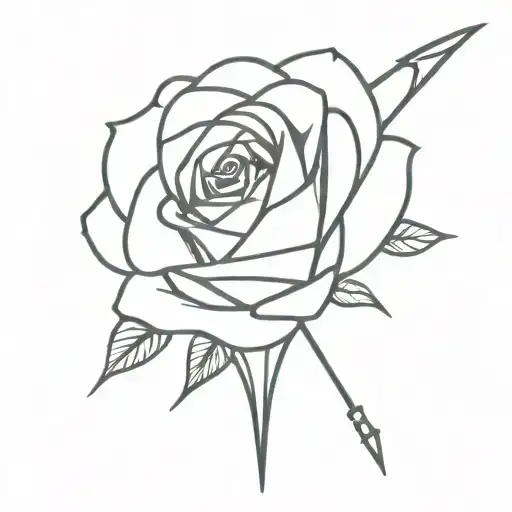 Rose But Stabbed In The Heart Like An Arrow