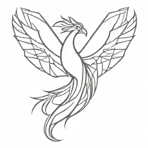 A Geometric Phoenix But More Regal
