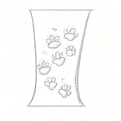 Cat Paws With Hearts