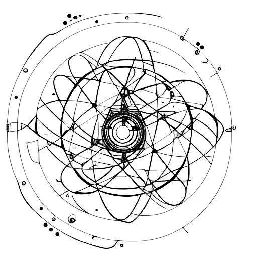 A Minimalist Representation Of A Bicycle Wheel And Music Equalizer Combined