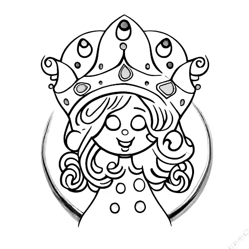 Rainbow Baby With A Crown