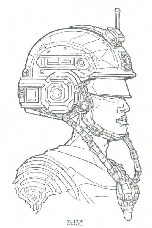 Military Helmet Hanging Simple