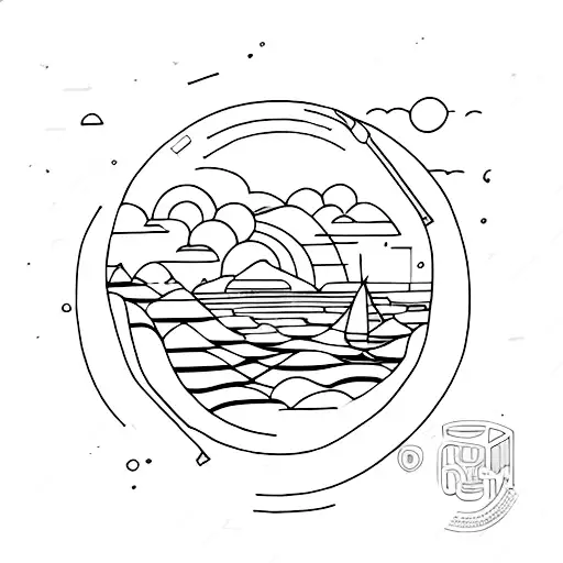 Architecture And Sunset