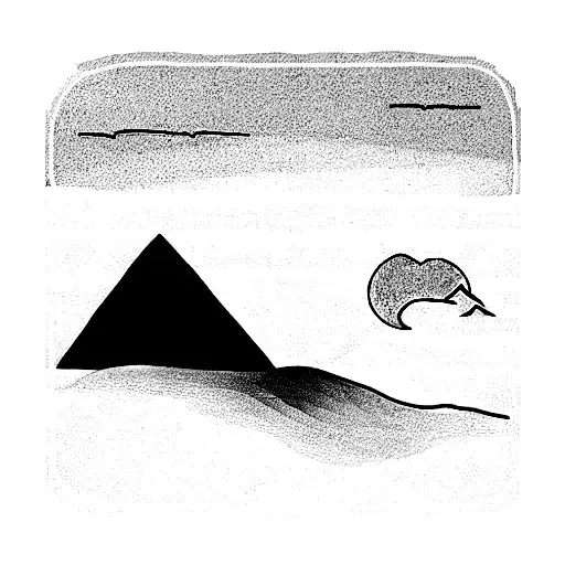 View Of Mountain And Sea Through A Window