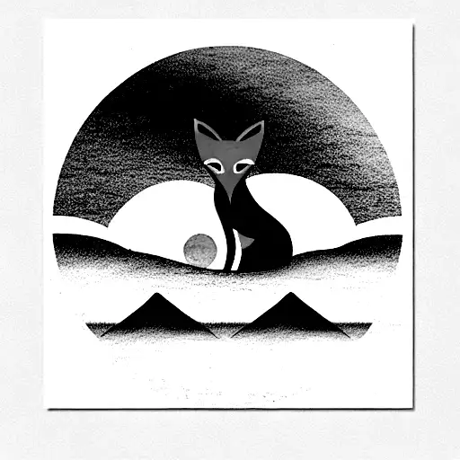 Sunrise With Fox Watching