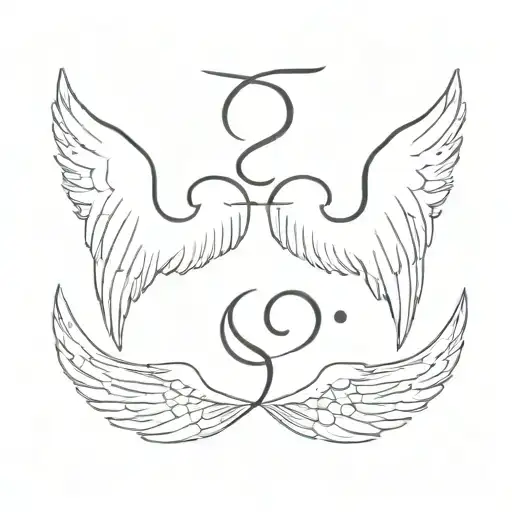 A Semicolon Is A Combination Of Angel And Devil Wings