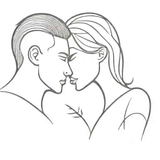 Couple Destined To Be Together And In Love