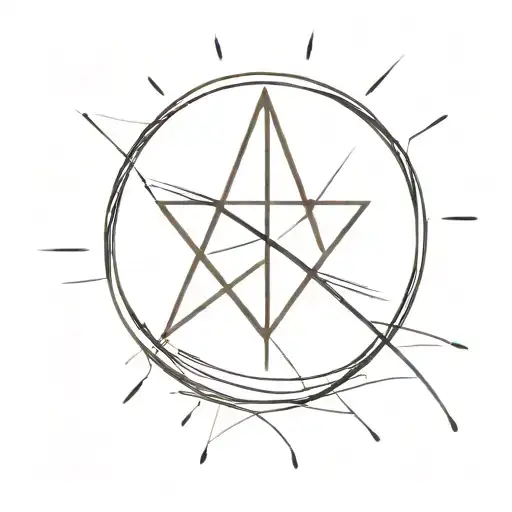 B N Letter Together Sun Rays Shining Sun Rays Shinning