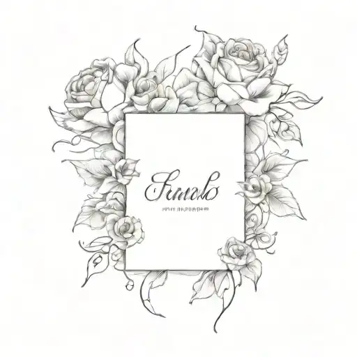 An Elegant Book Cover With A Bouquet Of Flowers As The Centerpiece