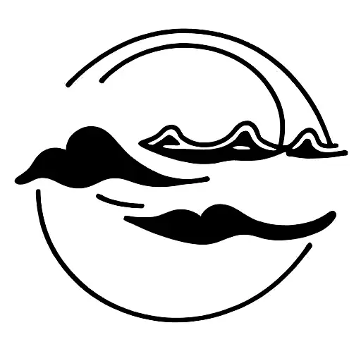 Anker With River Waves Sun