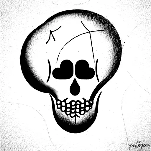 Man With Sun As Head Fighting Another Man With A Skull As Head