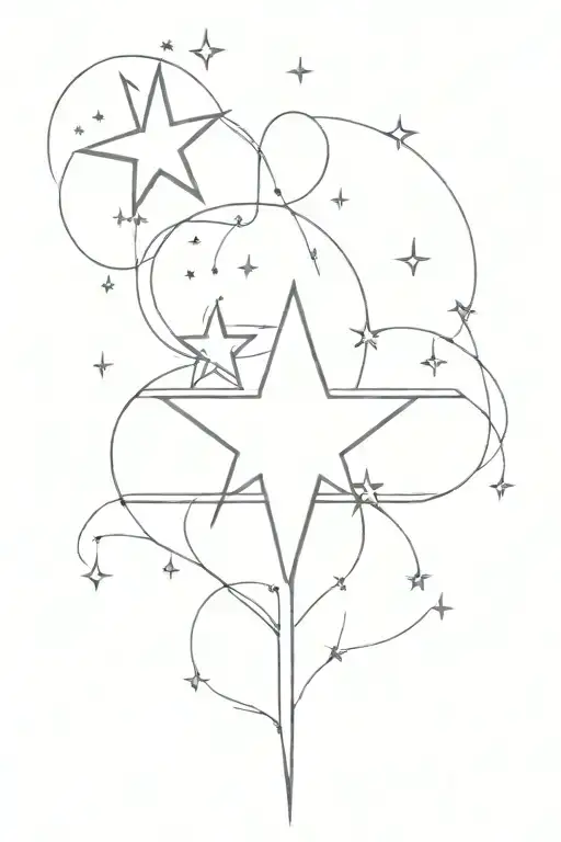 Star Heart Cross Sparks