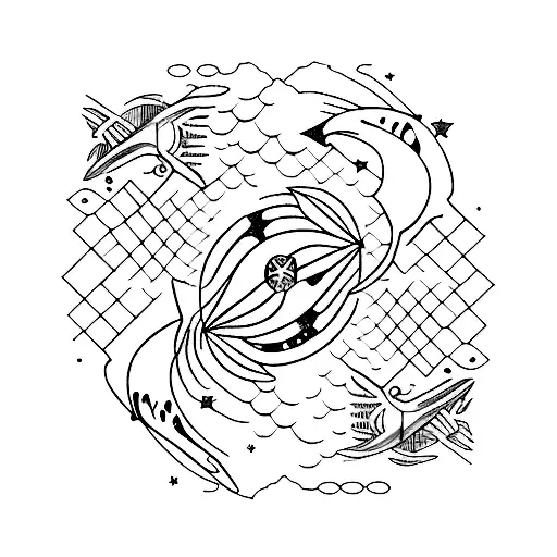 Mystical Pisces Constellation