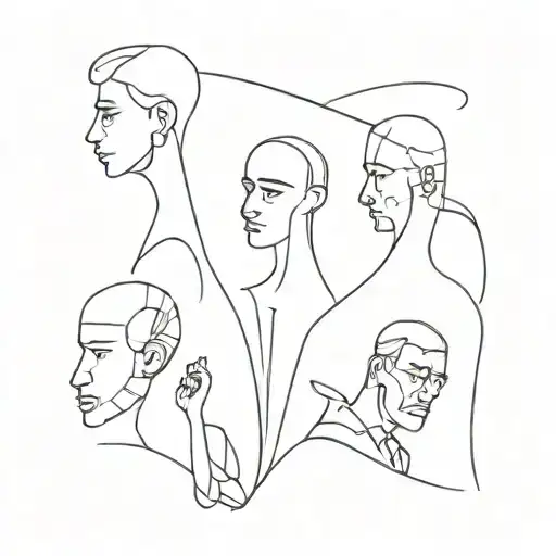 Confused People Personifying Pain