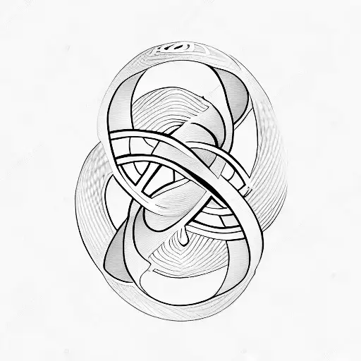 Hourglass Infinity Symbol