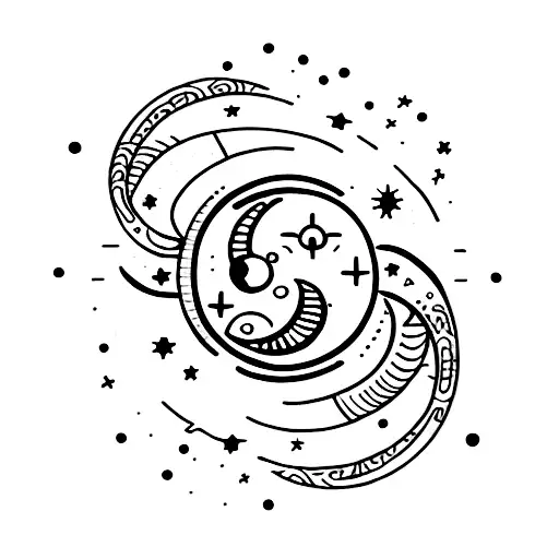 A Sun And Moon And Stars