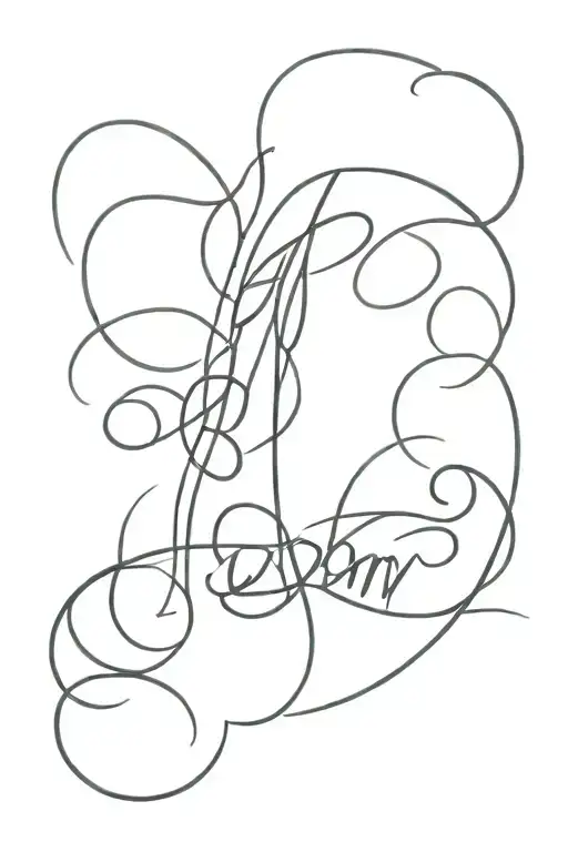 Grandson Calligraphic Style