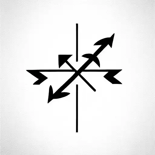 Double Arrow With Inevitable Word