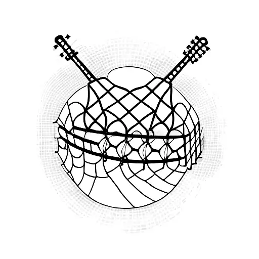 Guitar And Basketball