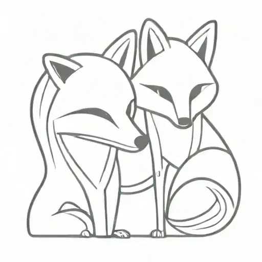 Fox And Raccoon