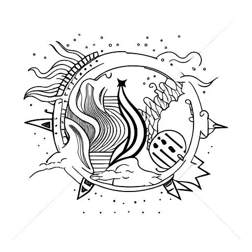 Sunset With Number 7