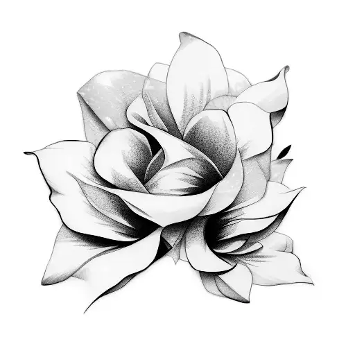 Hawaiian Flower Sleeve