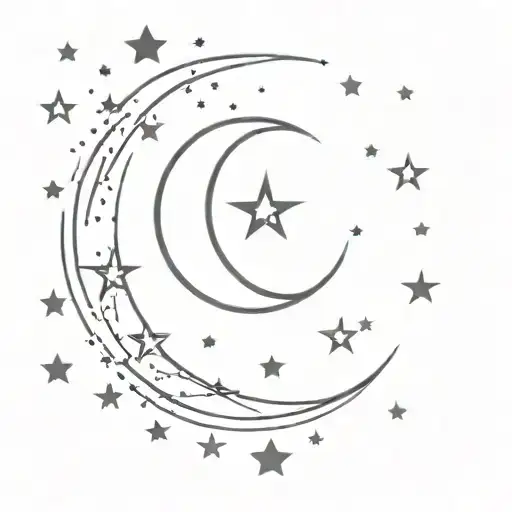 Moon And Stars