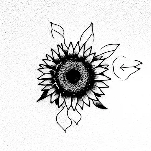 Sunflower Fine Line