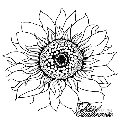 Sunflower Bracelet With Ladybugs Around The Leg