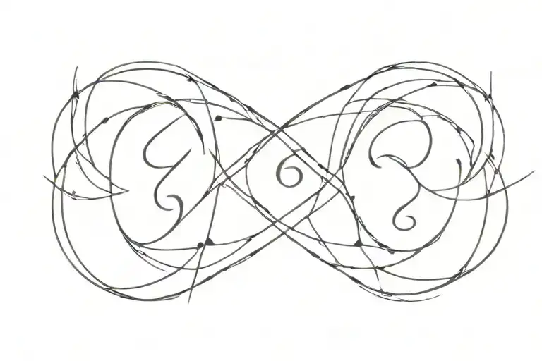 666 Number On The Background