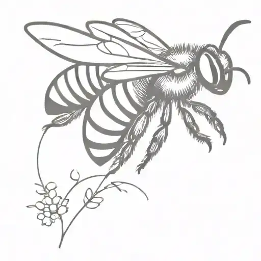 Bee Flying