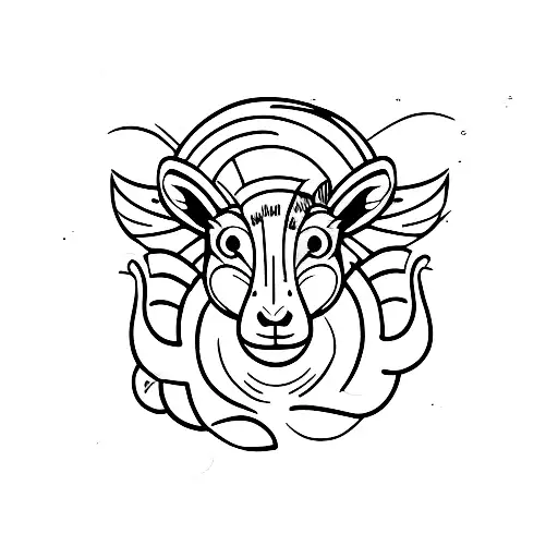 Cute Mountain Goat Small