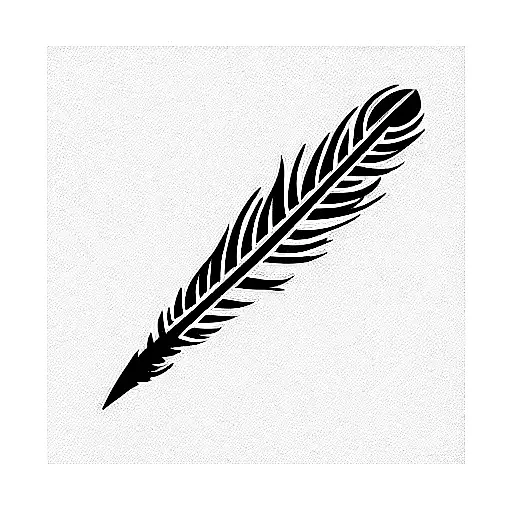 Handwritting Unstoppable And Feather