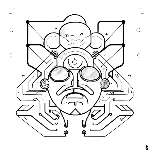 Abstract Human Like Character