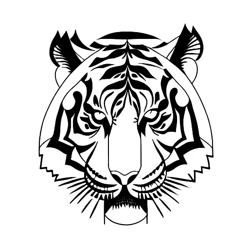 Tiger Abstract
