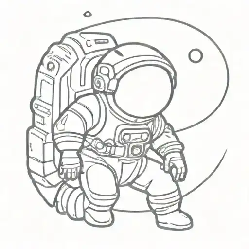 Astronaut Lost In Space