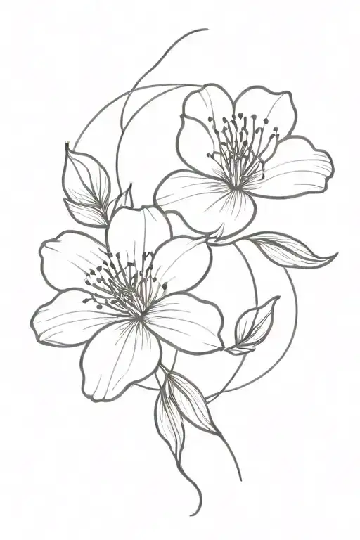 Birth Flowers Intertwined